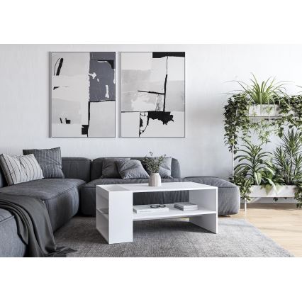 Mesa de centro BELA 100x42 cm branca