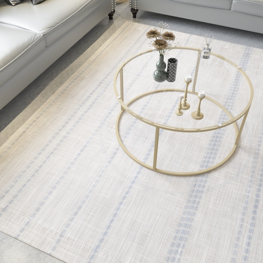 Mesa de centro BERLIN 80x45 cm dourado/transparente