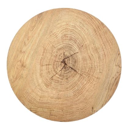 Mesa de centro BROOKLYN 45x45 cm preto/bege