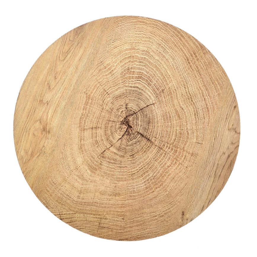 Mesa de centro BROOKLYN 45x45 cm preto/bege