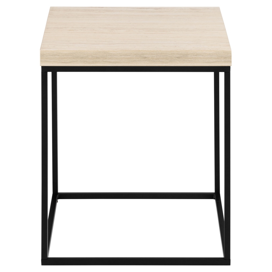 Mesa de centro CAMILO 40 x 40 cm travertino