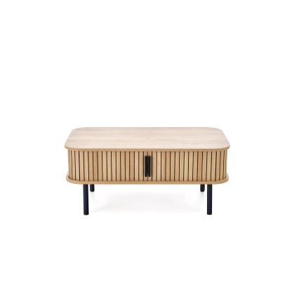 Mesa de centro CASA 90x50 cm castanho/preto