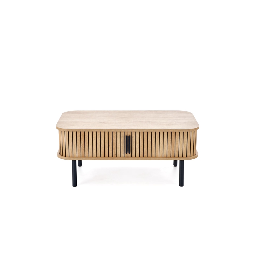 Mesa de centro CASA 90x50 cm castanho/preto
