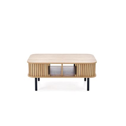 Mesa de centro CASA 90x50 cm castanho/preto
