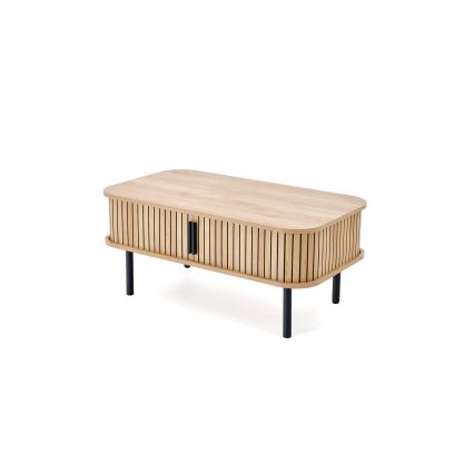 Mesa de centro CASA 90x50 cm castanho/preto