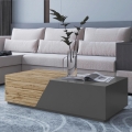 Mesa de centro CEELIAS 124x42 cm antracite/carvalho Wotan