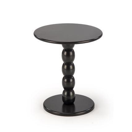 Mesa de centro CIRILA, diâmetro 40 cm, preta
