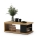 Mesa de centro com prateleira e espaço de arrumação LORA 110x60 cm carvalho artisan/preto