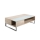 Mesa de centro com tampo elevável ENZO 110x60 cm branco/carvalho sonoma