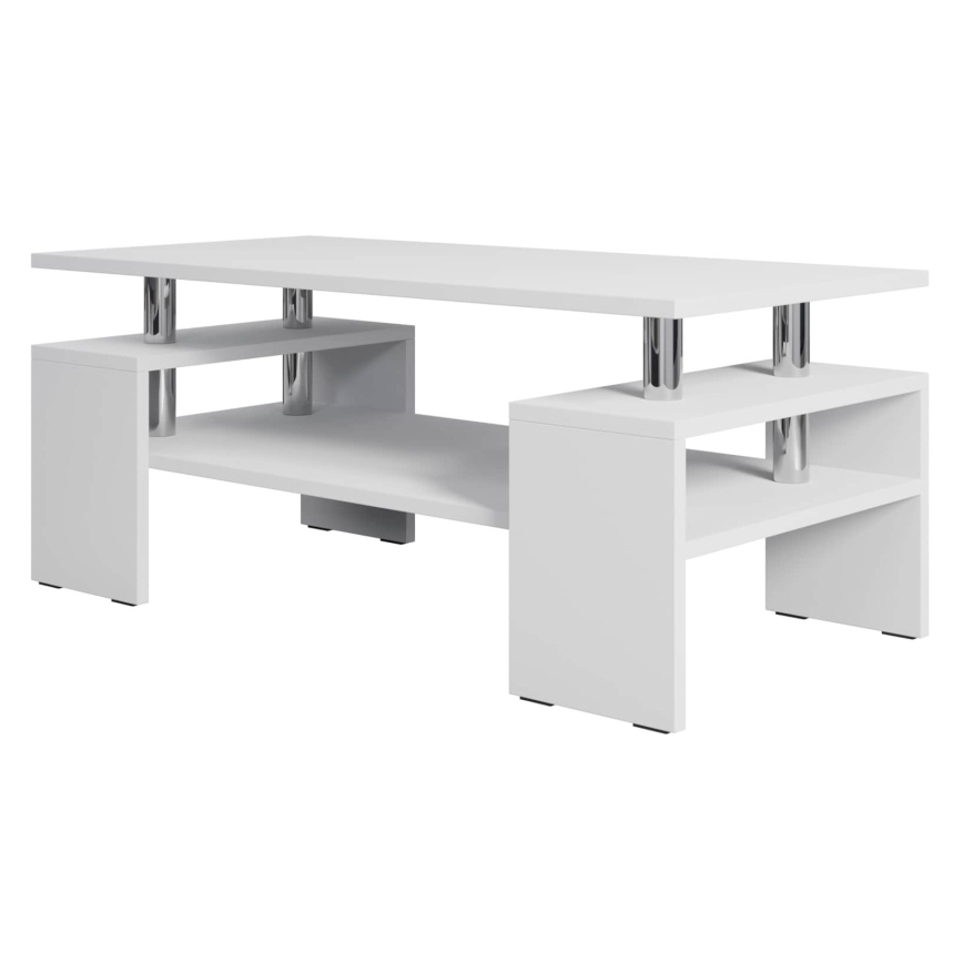 Mesa de centro CUBE 50x110 cm branco