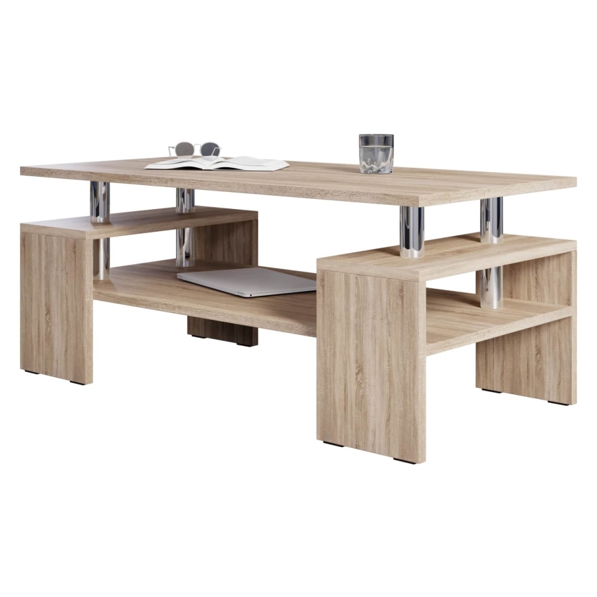 Mesa de centro CUBE 50x110 cm castanho