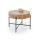 Mesa de centro DANTE, diâmetro 67 cm, castanho/preto
