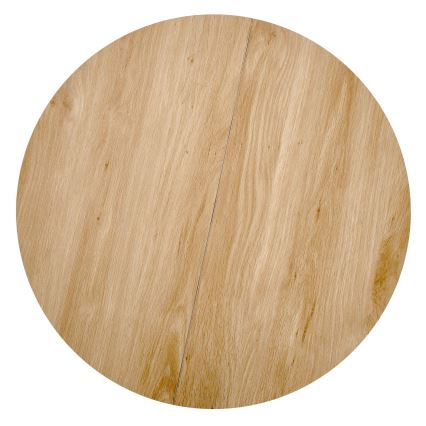 Mesa de centro DANTE, diâmetro 67 cm, castanho/preto