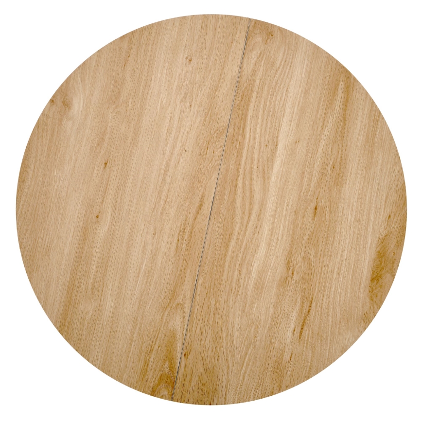Mesa de centro DANTE, diâmetro 67 cm, castanho/preto