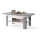 Mesa de centro extensível com tampo elevatório ROY 130/170x65 cm cinzento betão/branco