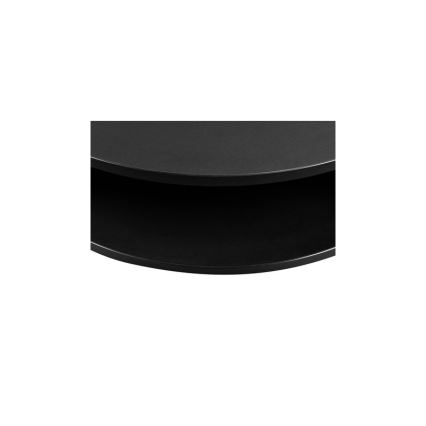 Mesa de centro FIKOLI 40x75 cm preto/branco