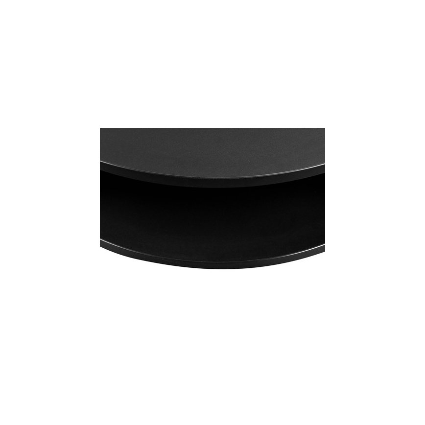 Mesa de centro FIKOLI 40x75 cm preto/branco