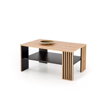 Mesa de centro FORMA 110x65 cm castanha/preta