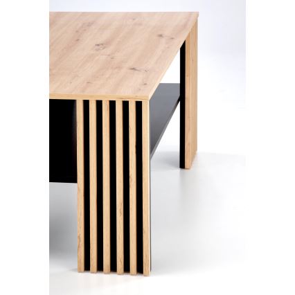 Mesa de centro FORMA 110x65 cm castanha/preta