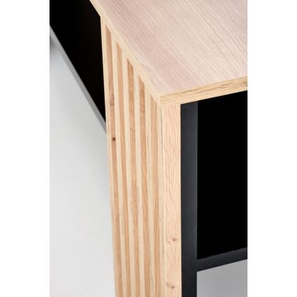 Mesa de centro FORMA 110x65 cm castanha/preta