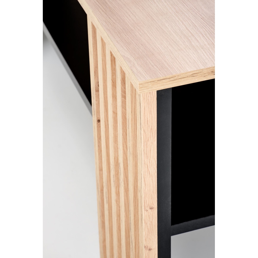 Mesa de centro FORMA 110x65 cm castanha/preta