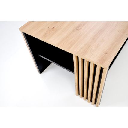 Mesa de centro FORMA 110x65 cm castanha/preta