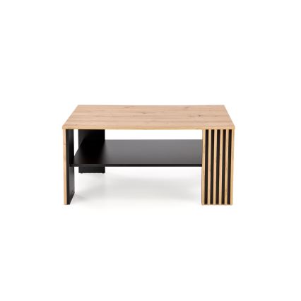 Mesa de centro FORMA 110x65 cm castanha/preta