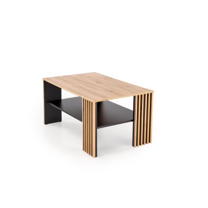 Mesa de centro FORMA 110x65 cm castanha/preta