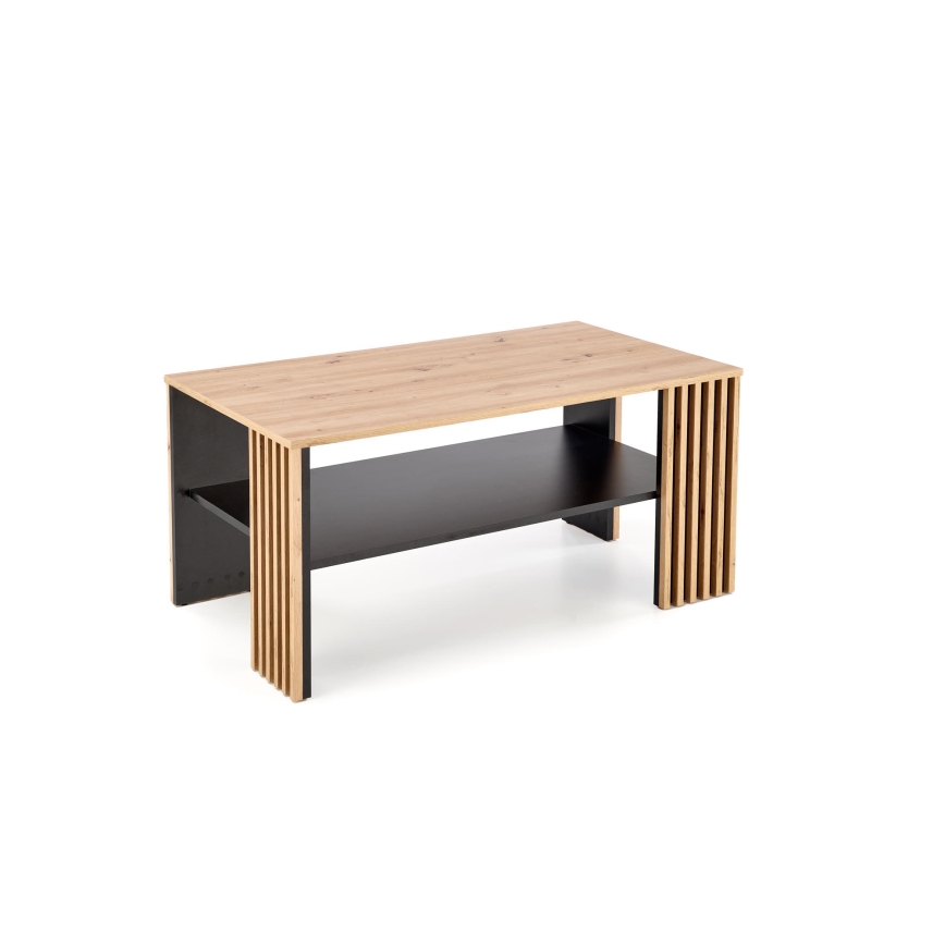 Mesa de centro FORMA 110x65 cm castanha/preta