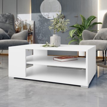 Mesa de centro GIMREN 100x40 cm branca