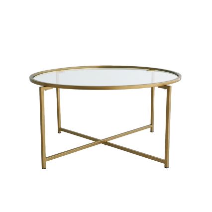 Mesa de centro GOLD SUN 40x83 cm dourado