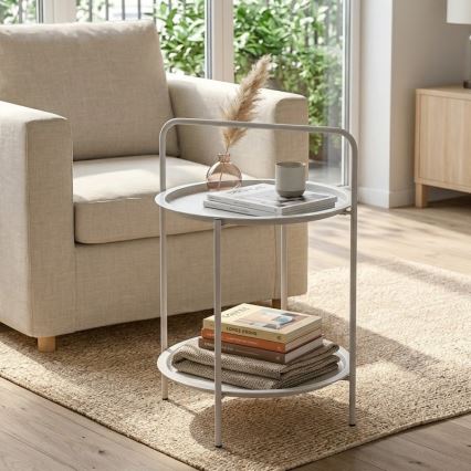 Mesa de centro HAGE 50x66 cm branca
