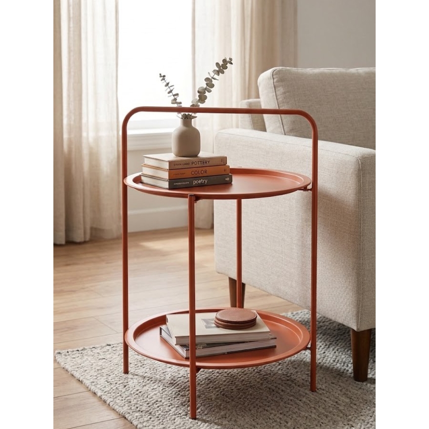 Mesa de centro HAGE 50x66 cm laranja