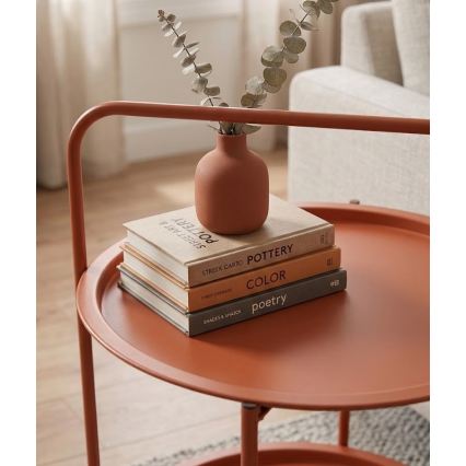 Mesa de centro HAGE 50x66 cm laranja