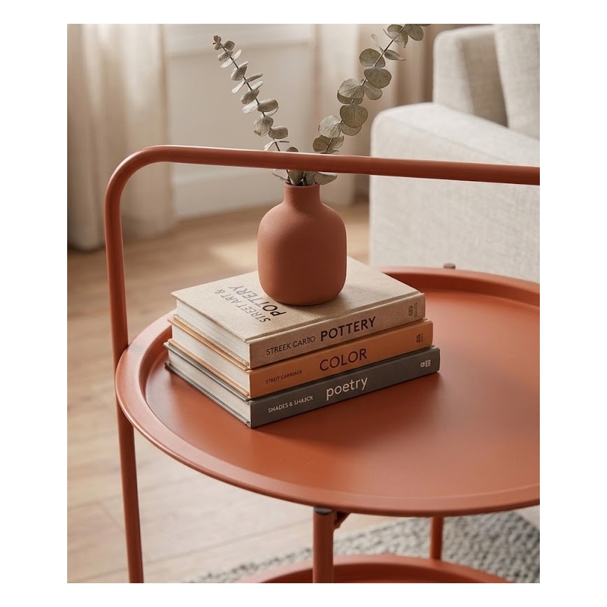 Mesa de centro HAGE 50x66 cm laranja