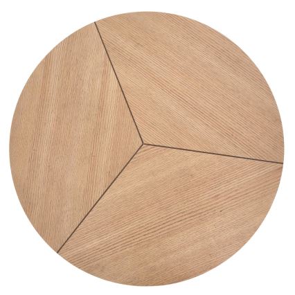 Mesa de centro KARIDA 41x80 cm bege/preto