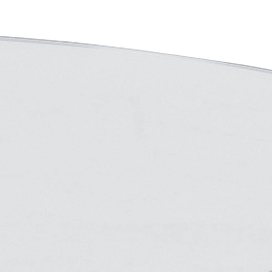 Mesa de centro LUCA 82 cm transparente/prateada