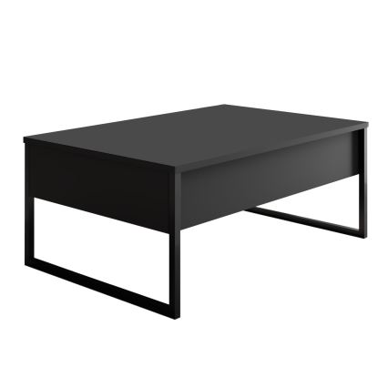 Mesa de centro LUXE 40x90 cm antracite/preto
