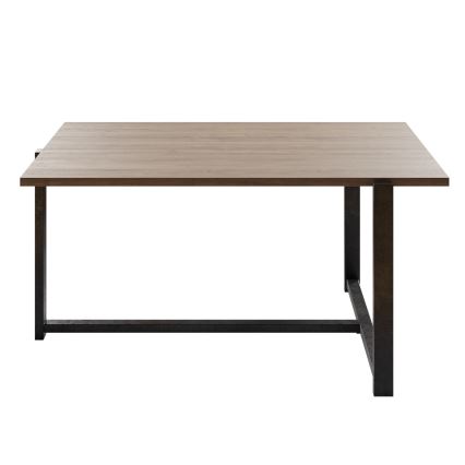 Mesa de centro MERIDETHS 45x92 cm castanho/preto