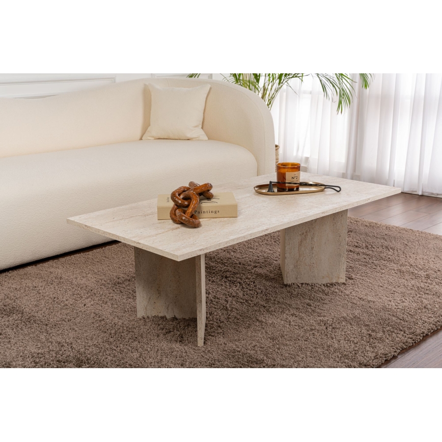 Mesa de centro NEL 119x60 cm bege
