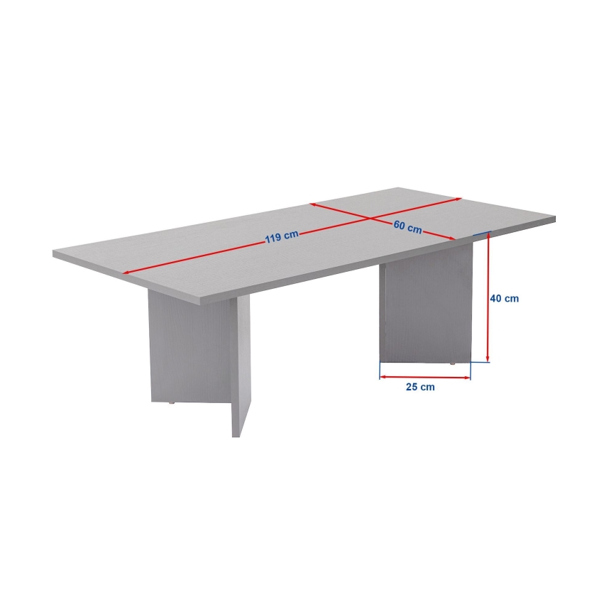 Mesa de centro NEL 119x60 cm bege