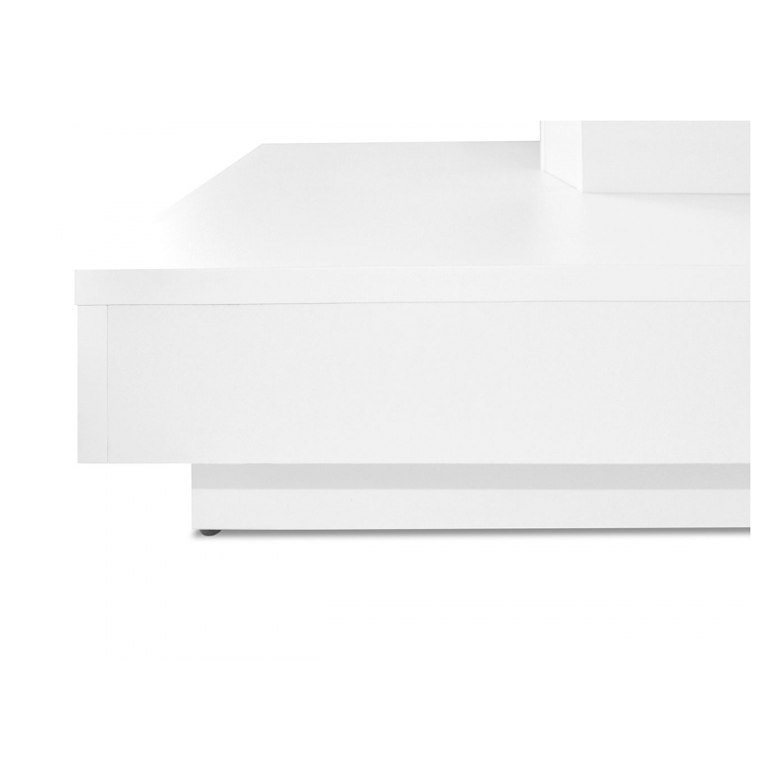 Mesa de centro NENANI 34x70 cm branco/carvalho wotan