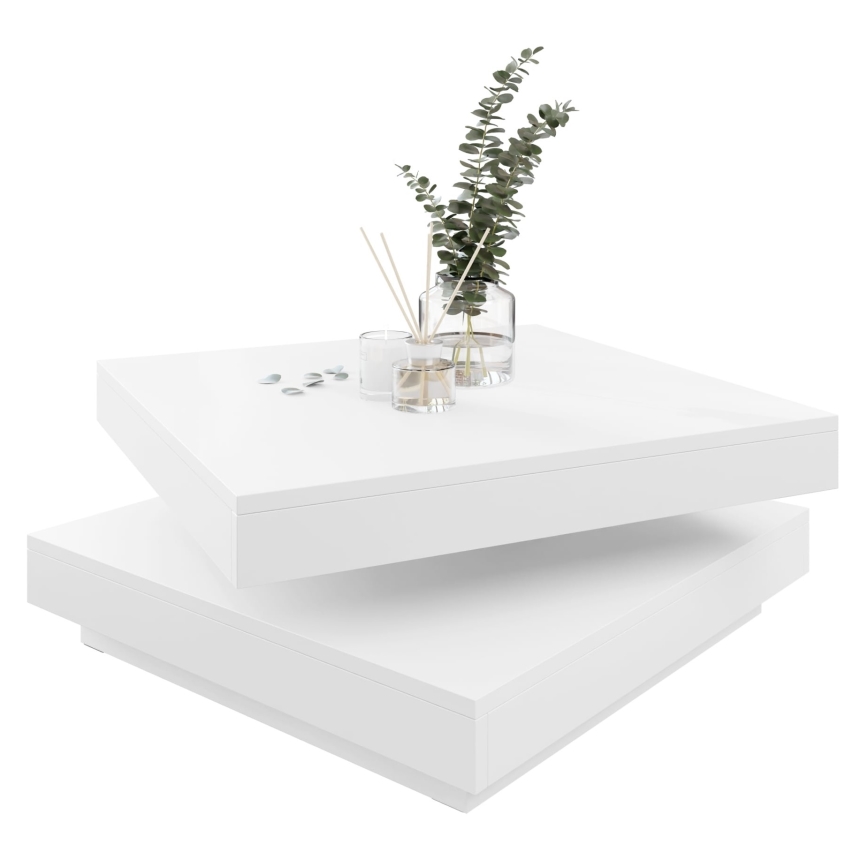 Mesa de centro NENANI 34x70 cm branco