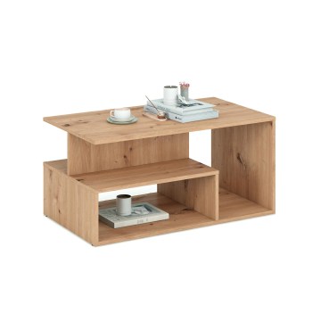 Mesa de centro NOTE 90 x 51 cm em carvalho Artisan