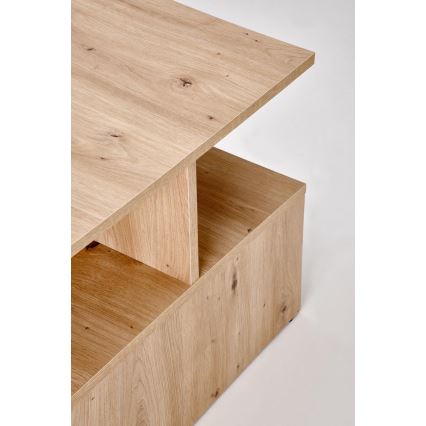 Mesa de centro NOTE 90 x 51 cm em carvalho Artisan