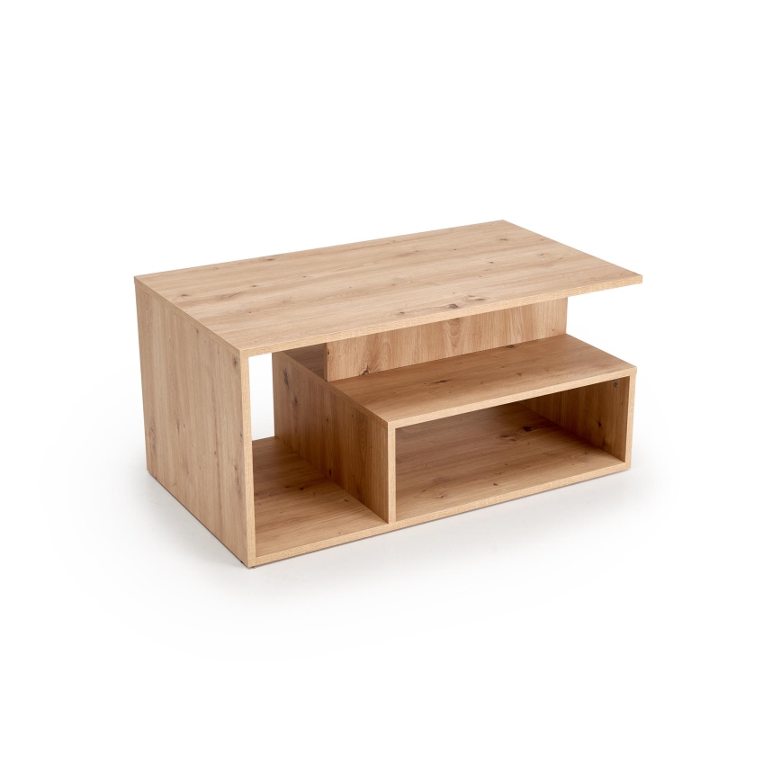 Mesa de centro NOTE 90 x 51 cm em carvalho Artisan