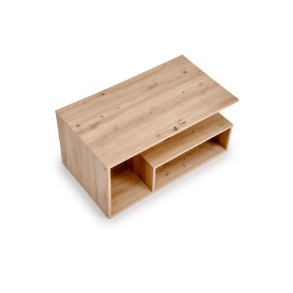 Mesa de centro NOTE 90 x 51 cm em carvalho Artisan