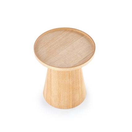 Mesa de centro NUIT Ø 45 cm castanha