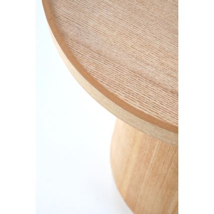 Mesa de centro NUIT Ø 45 cm castanha