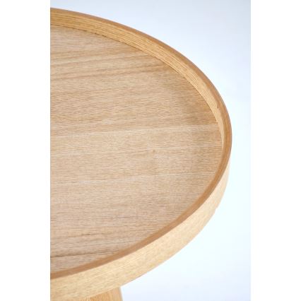 Mesa de centro NUIT Ø 45 cm castanha
